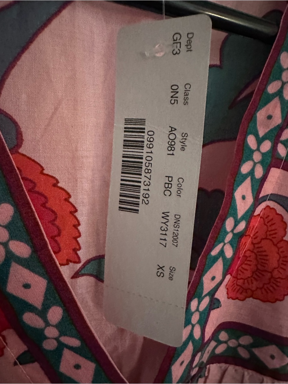 NWT J. Crew V-neck tunic dress in floral block print - Picture 4 of 8